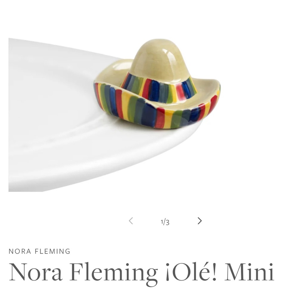 Nora Fleming Colorful Fiesta Mini Sombrero